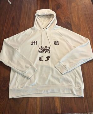 Nike x Travis Scott Men’s White Maximus United ComplexCon Pullover Hoodie Large
